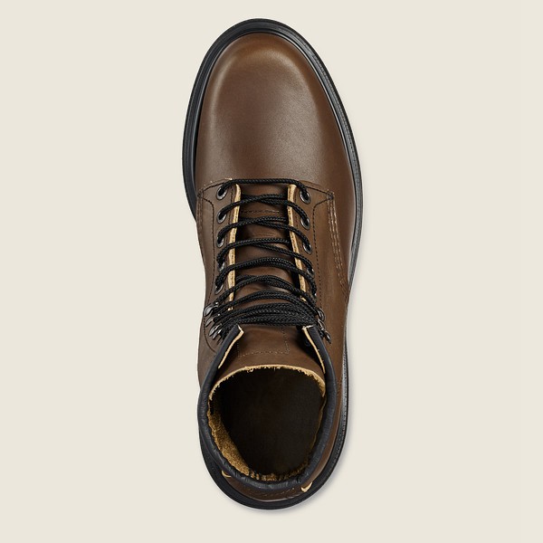 Red Wing Iş Botu Erkek - Supersole® - 8-Inch Soft Toe - Koyu Kahverengi - 49HMOFVNQ